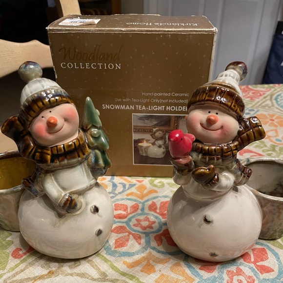 Kirklands Other - Holiday candle holders